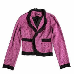 XOXO Y2K Pink and Black Blazer Size Medium